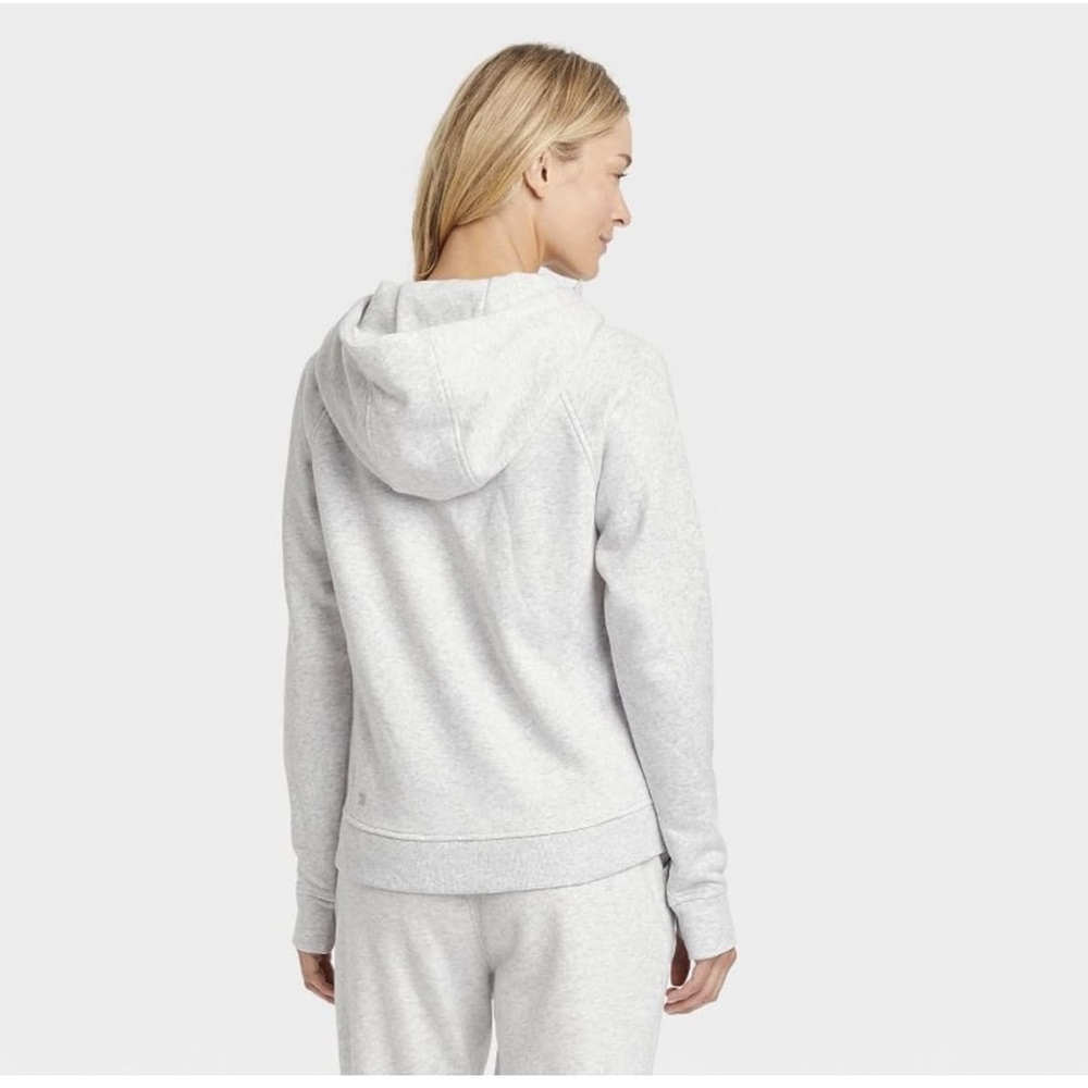 All in Motion Women's Fleece Full Zip Hooded Sweatshirt. Size L - Picture 2 of 6